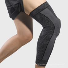 Wholesale Sports Knitted Knee Pads Basketball Running Silicone Warm Knee Support Knee Pads